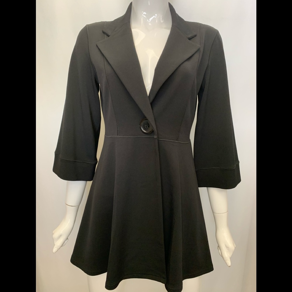 EVA VARRO 3/4 SLV. EMPIRE WAIST ONE BUTTON JACKET
